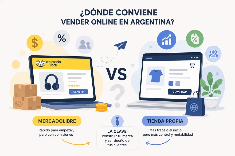 MercadoLibre vs Tienda Propia: ¿qué conviene en Argentina en 2026?